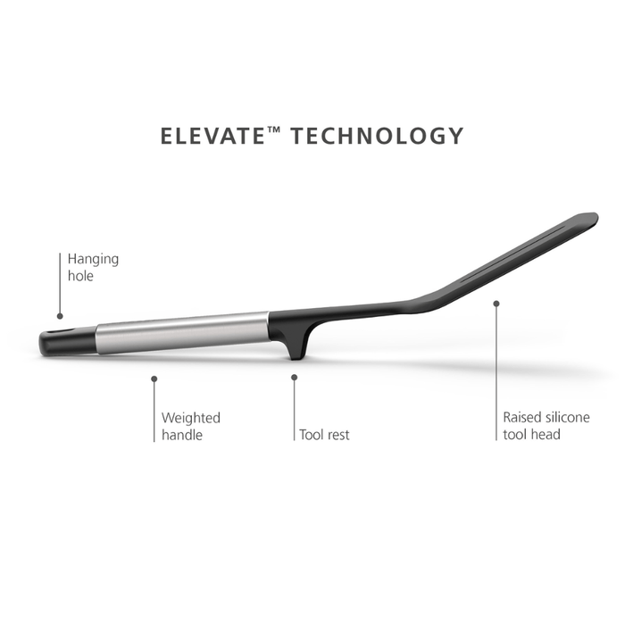 Joseph Joseph Elevate™ Stainless - Steel Silicone Slotted Turner - Gourmet Gear