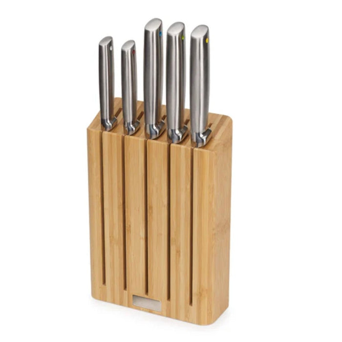 Joseph Joseph Elevate™ Steel Knives Bamboo 5 - Piece Set - Gourmet Gear