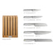Joseph Joseph Elevate™ Steel Knives Bamboo 5 - Piece Set - Gourmet Gear