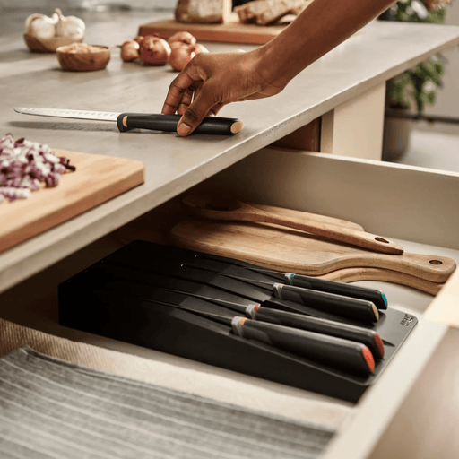 Joseph Joseph Elevate™ Store 5 - Piece Knife Set with In - Drawer Storage Tray - Gourmet Gear