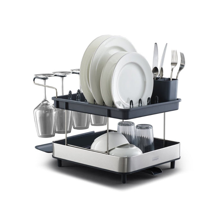 Joseph Joseph Excel™ Steel 2 - Tier Dish Rack - Gourmet Gear