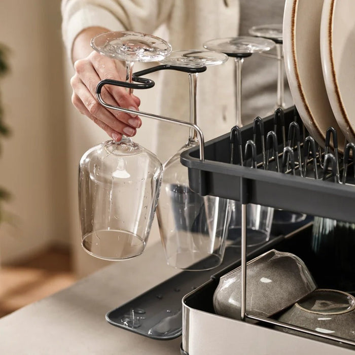 Joseph Joseph Excel™ Steel 2 - Tier Dish Rack - Gourmet Gear