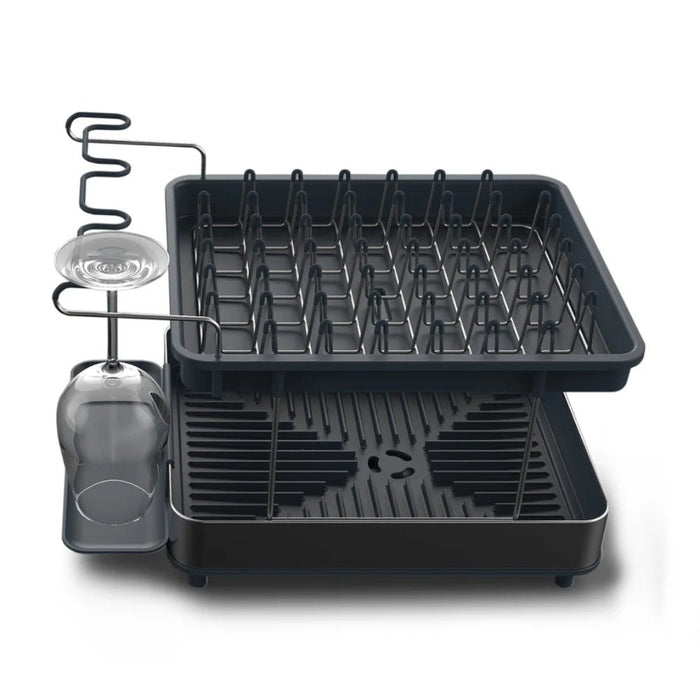 Joseph Joseph Excel™ Steel 2 - Tier Dish Rack - Gourmet Gear