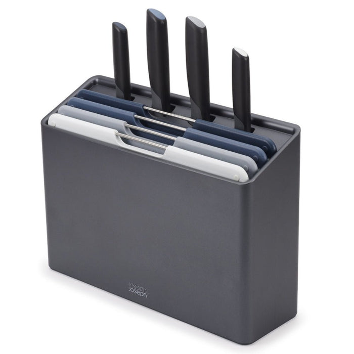 Joseph Joseph Folio™ Plus Graphite 8pcs Knife & Chopping Board Set - Gourmet Gear