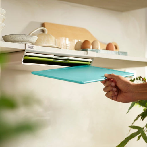 Joseph Joseph Folio™ Slim 3 - Piece Under - Shelf Multicolour Chopping Board Set Large - Gourmet Gear