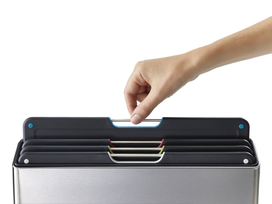 Joseph Joseph Folio™ Steel 4pcs Stainless Steel Chopping Board Set - Gourmet Gear