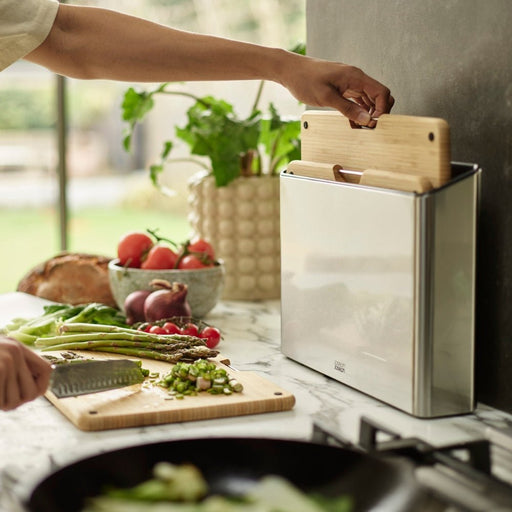 Joseph Joseph Folio™ Steel Bamboo 3pcs Chopping Board Set - Gourmet Gear