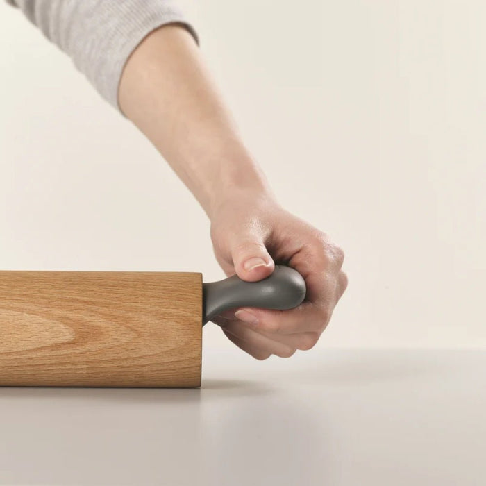Joseph Joseph Grip - Pin™ Ergonomic Rolling Pin - Grey - Gourmet Gear