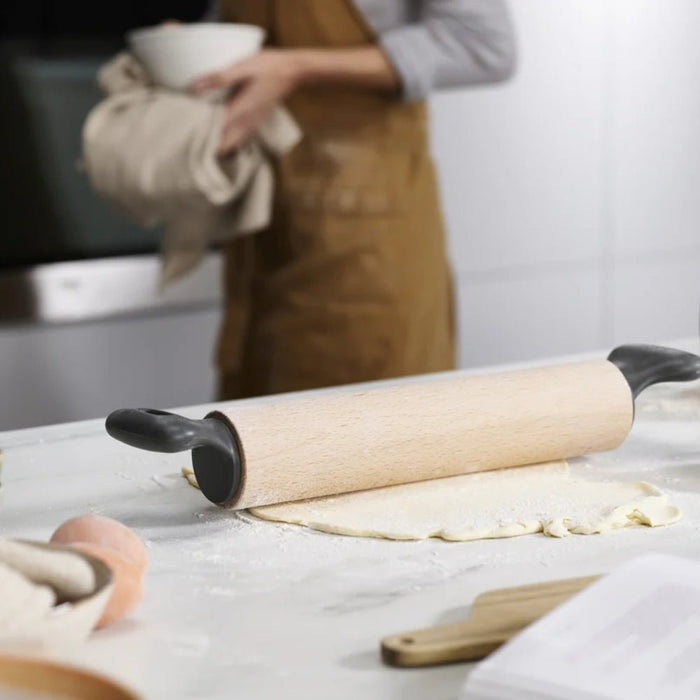 Joseph Joseph Grip - Pin™ Ergonomic Rolling Pin - Grey - Gourmet Gear