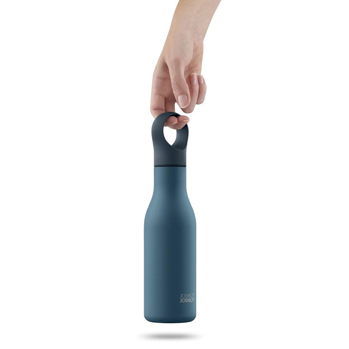 Joseph Joseph Loop™ Vacuum Insulated Water Bottle 500ml - Coral & Blue - Gourmet Gear