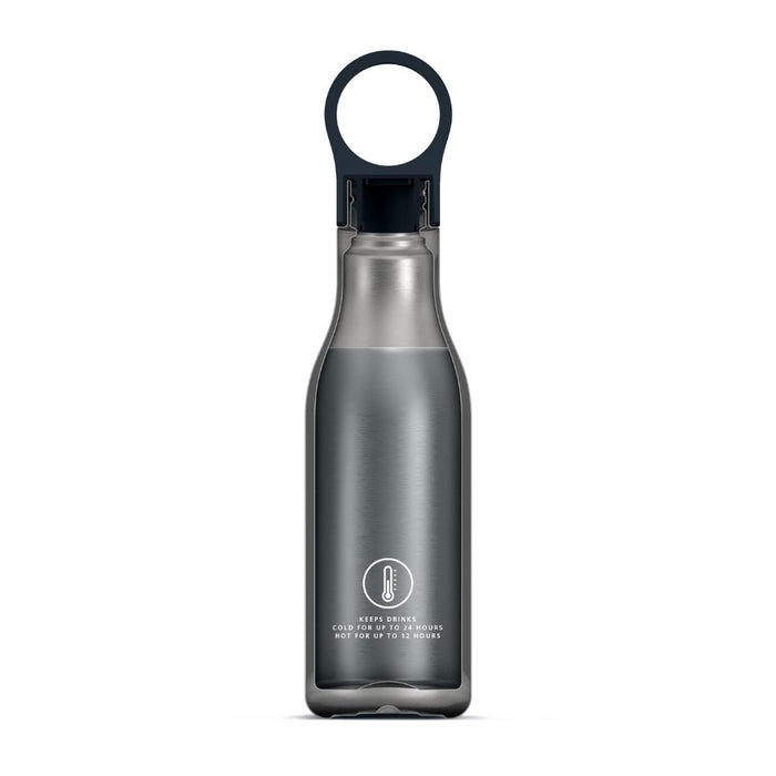 Joseph Joseph Loop™ Vacuum Insulated Water Bottle 500ml - Coral & Blue - Gourmet Gear