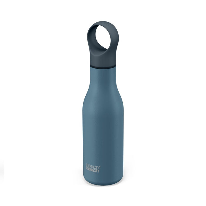 Joseph Joseph Loop™ Vacuum Insulated Water Bottle 500ml - Coral & Blue - Gourmet Gear