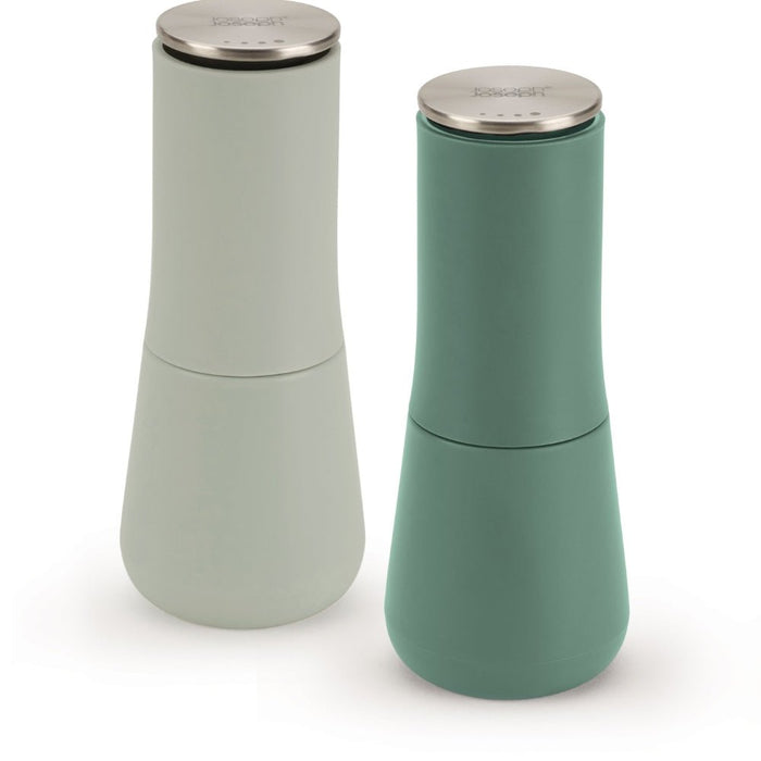 Joseph Joseph Milltop™ Salt & Pepper Mills - Sage (Editions) - Gourmet Gear