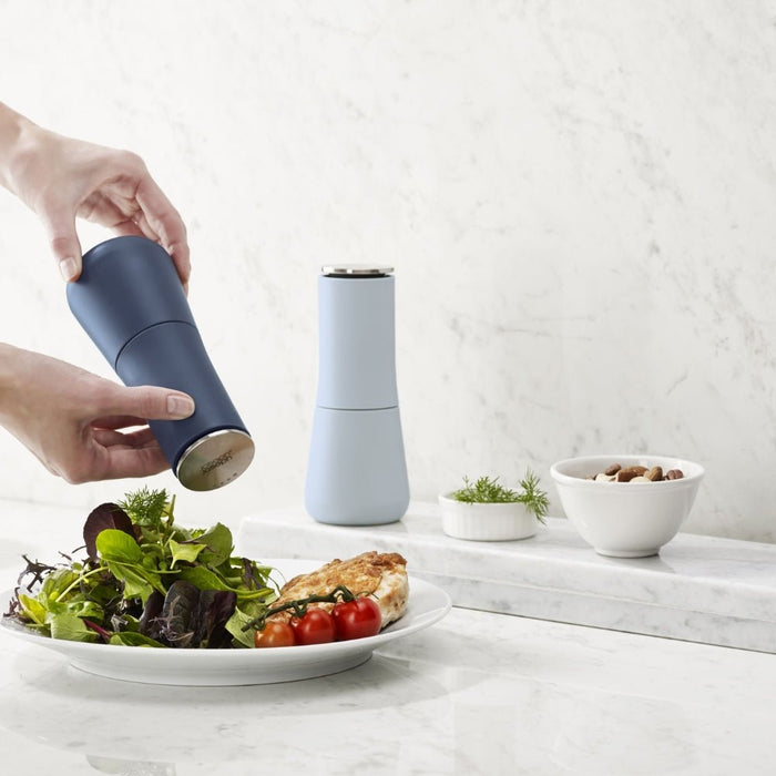 Joseph Joseph Milltop™ Salt & Pepper Mills - Sky - Gourmet Gear