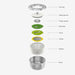 Joseph Joseph Multi - Prep™ 4 - piece Salad Preparation Set - Gourmet Gear