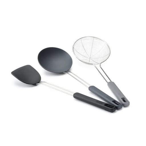 Joseph Joseph Nest™ Fusion 3 - Piece Wok Utensil Set Black - Gourmet Gear