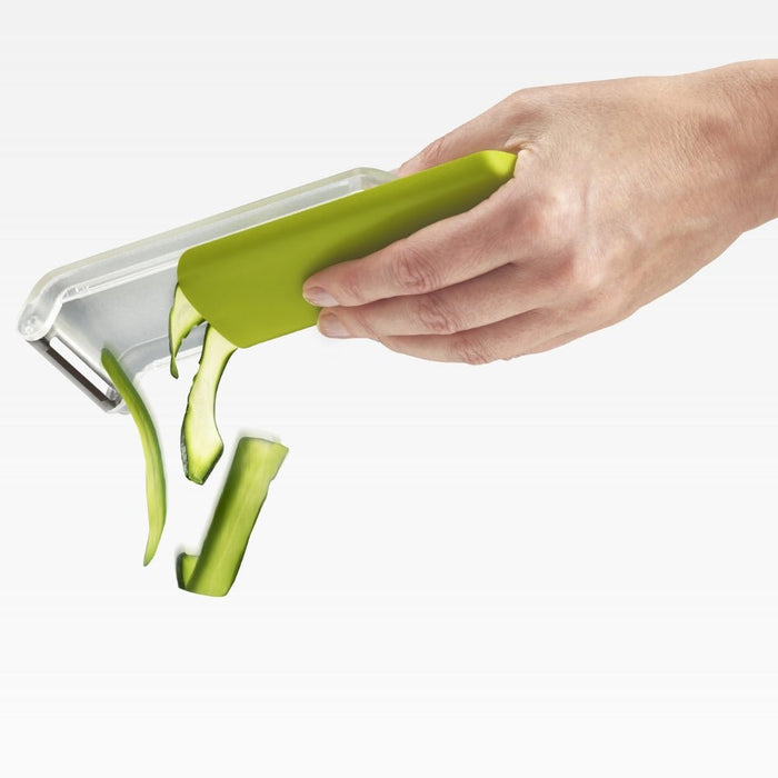Joseph Joseph PeelStore™ Waste Collecting Peeler - Green - Gourmet Gear