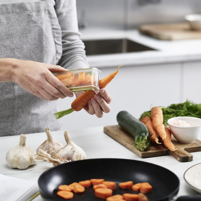 Joseph Joseph PeelStore™ Waste Collecting Peeler - Green - Gourmet Gear