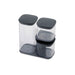 Joseph Joseph Podium™ 3 - piece Storage Container Set - Grey - Gourmet Gear