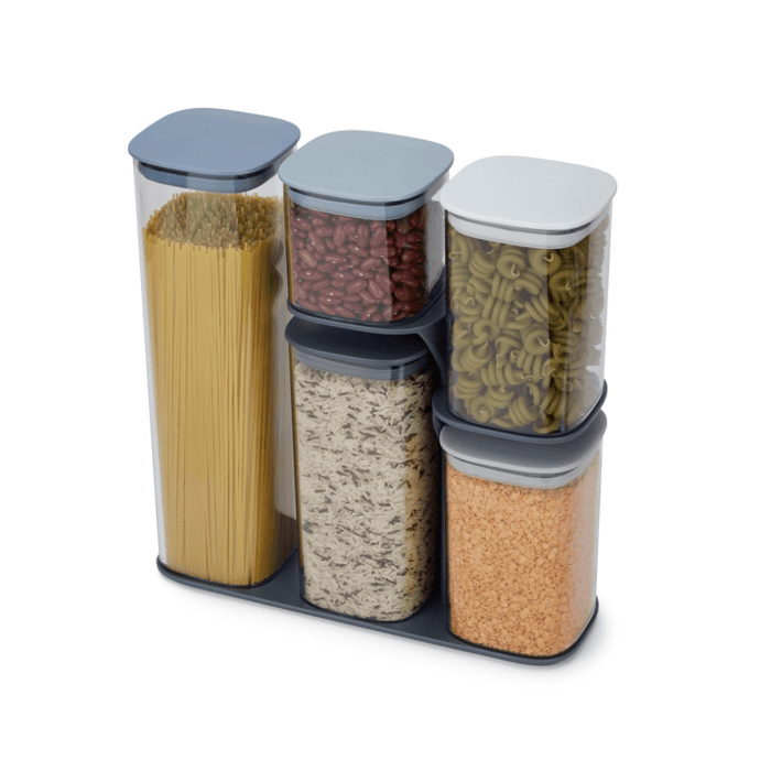 Joseph Joseph Podium™ 5 - piece Storage Container Set - Sky (Editions) - Gourmet Gear