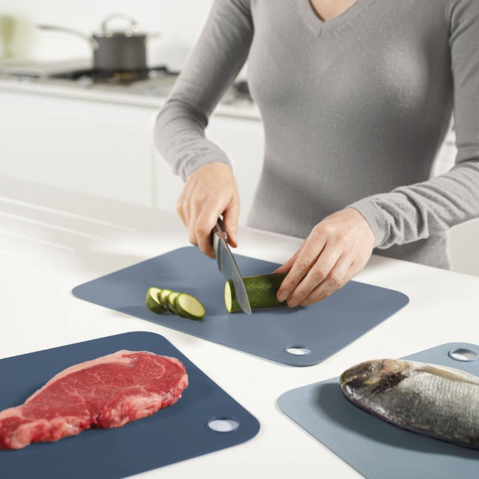 Joseph Joseph Pop™ 3pc Chopping Mat Set - Sky - Gourmet Gear