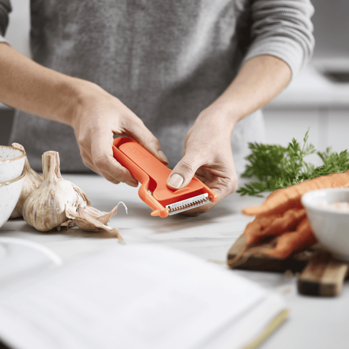 Joseph Joseph SafeStore™ Julienne Peeler - Orange - Gourmet Gear
