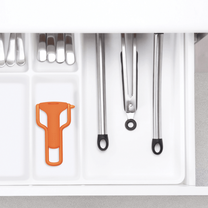 Joseph Joseph SafeStore™ Julienne Peeler - Orange - Gourmet Gear