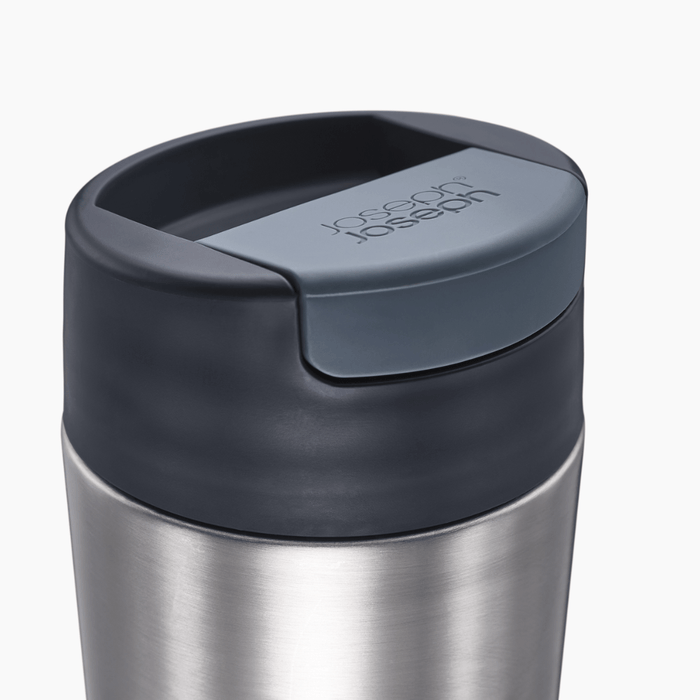 Joseph Joseph Sipp™ Steel Travel Mug Large with Hygienic Lid 454ml - Gourmet Gear