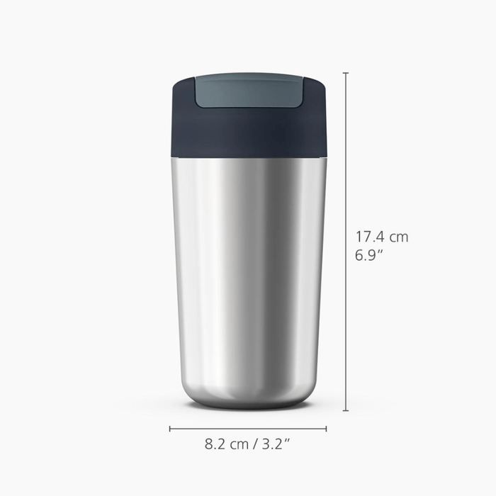 Joseph Joseph Sipp™ Steel Travel Mug Large with Hygienic Lid 454ml - Gourmet Gear