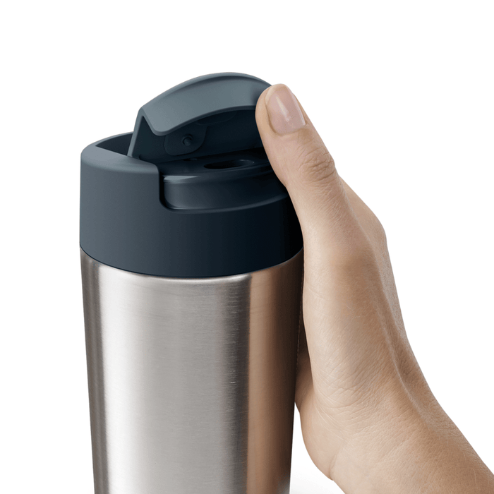Joseph Joseph Sipp™ Steel Travel Mug Large with Hygienic Lid 454ml - Gourmet Gear