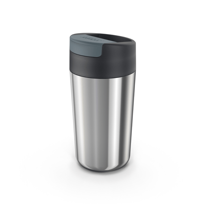 Joseph Joseph Sipp™ Steel Travel Mug Large with Hygienic Lid 454ml - Gourmet Gear