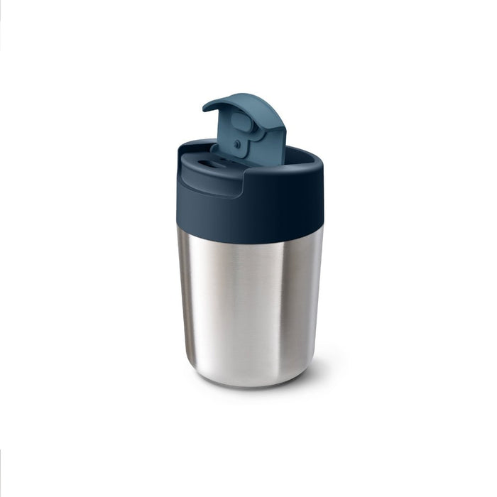 Joseph Joseph Sipp™ Steel Travel Mug with Hygienic Lid 340ml - Anthracite - Gourmet Gear