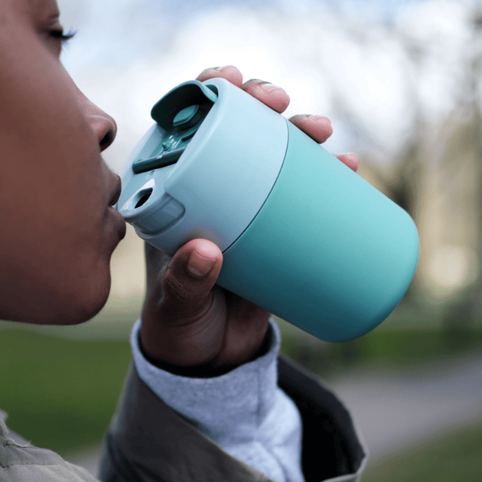 Joseph Joseph Sipp™ Travel Mug with Hygienic Lid 340ml - Green - Gourmet Gear