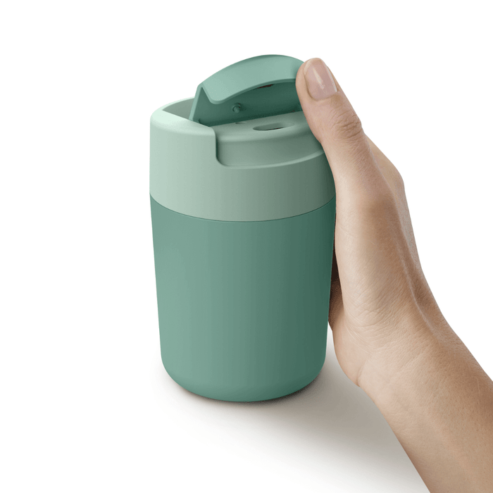Joseph Joseph Sipp™ Travel Mug with Hygienic Lid 340ml - Green - Gourmet Gear
