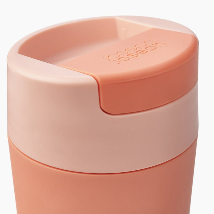 Joseph Joseph Sipp™ Travel Mug with Hygienic Lid Large 454ml - Coral - Gourmet Gear