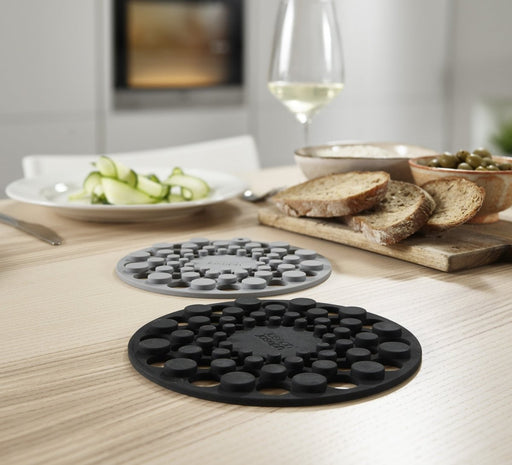 Joseph Joseph Spot - On™ Set of 2 Silicone Grey Trivets - Gourmet Gear