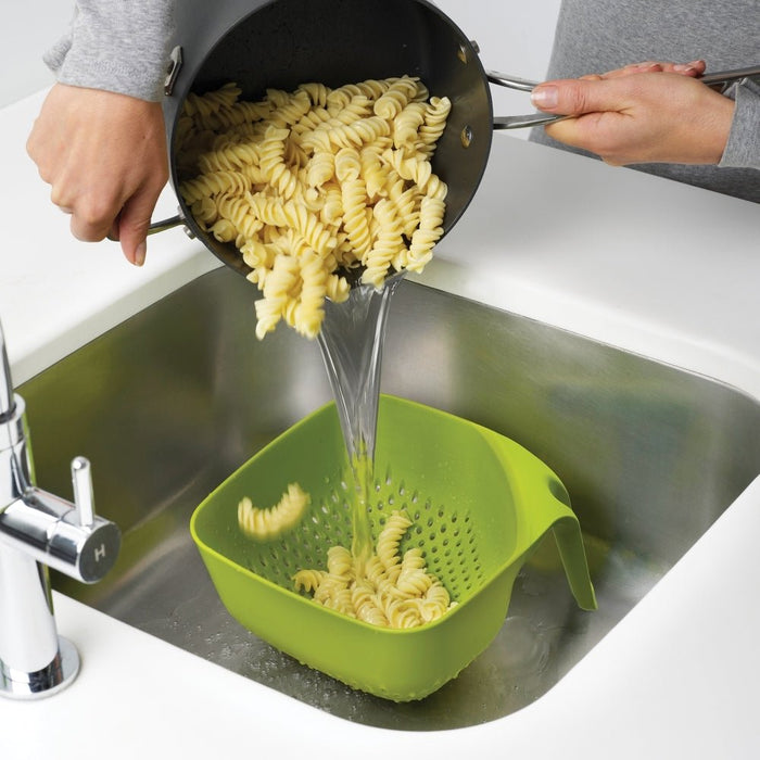 Joseph Joseph Square Colander - Green - Gourmet Gear