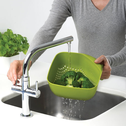 Joseph Joseph Square Colander - Green - Gourmet Gear