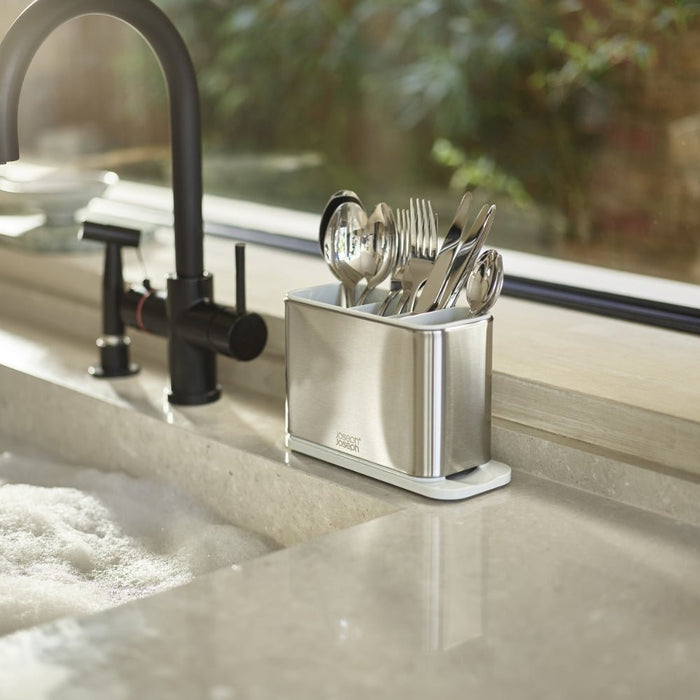 Joseph Joseph Surface™ Stainless - Steel Cutlery Drainer Stone - Gourmet Gear