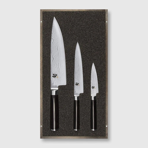 Kai Shun Classic 3 - piece Knife Set - in Wooden Box - Gourmet Gear