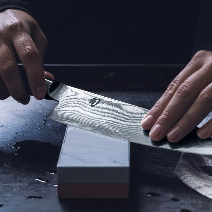 Kai Shun Combination Whetstone 300/1000 Grain and Holder - Gourmet Gear