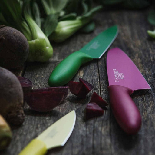 Kai Shun Pure Komachi 2 Vegetable Knife 15cm - Dark Pink - Gourmet Gear