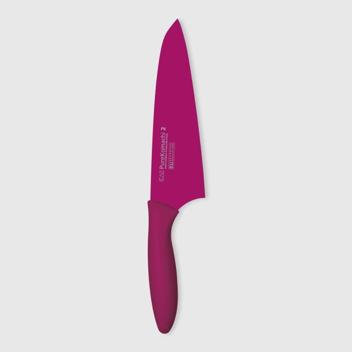 Kai Shun Pure Komachi 2 Vegetable Knife 15cm - Dark Pink - Gourmet Gear