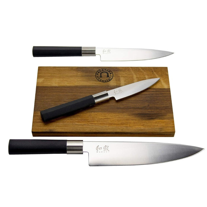 Kai Shun Wasabi Black Knife Set nr1 - 3 - piece - Gourmet Gear