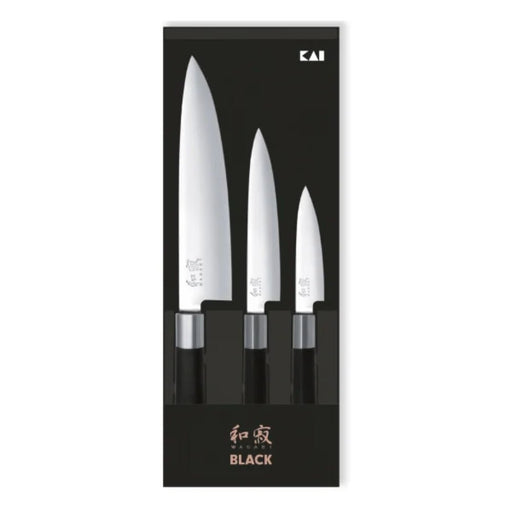 Kai Shun Wasabi Black Knife Set nr1 - 3 - piece - Gourmet Gear