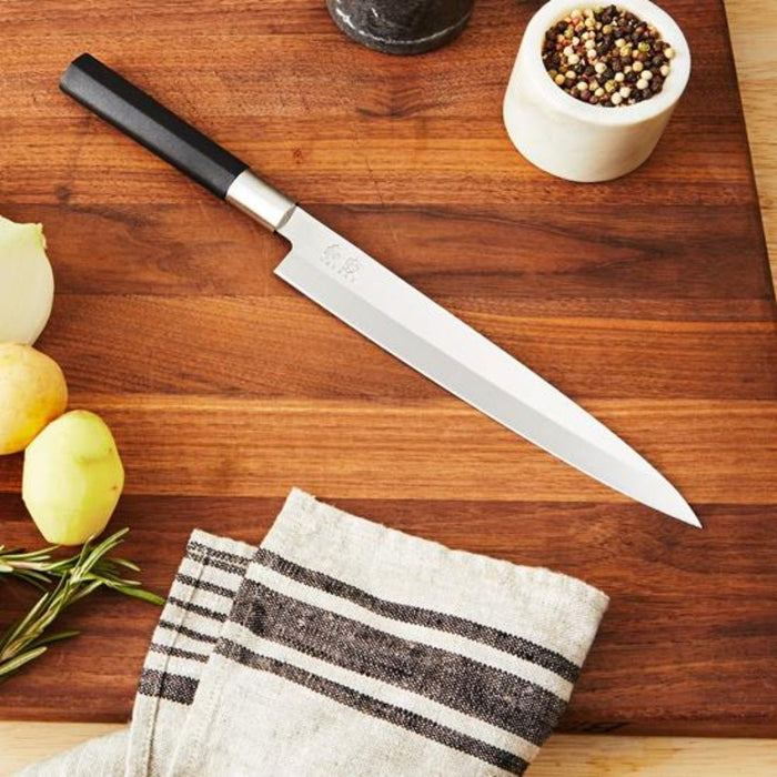 Kai Wasabi Black 24cm Yanagiba Slicing Knife - Gourmet Gear