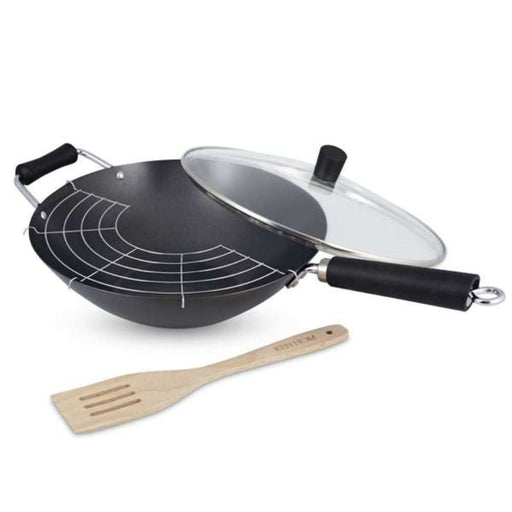 Ken Hom Excellence 31cm Non - Stick Wok Set - Gourmet Gear