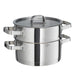 Kuchenprofi San Remo Pot & Lid Set with Steaming Insert 20cm/3L - Gourmet Gear