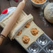 Kuechenprofi Ravioli Tray with wooden roller - Gourmet Gear