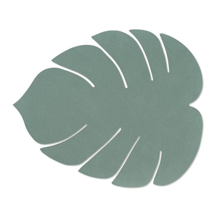 LIND DNA Monstera Leaf Nupo Leather Table Mat Large - 3 Colours - Gourmet Gear
